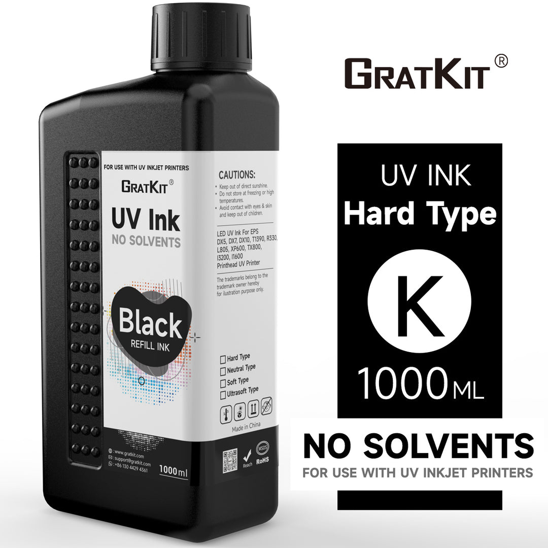 GratKit UV Ink For Flatbed Printer Head