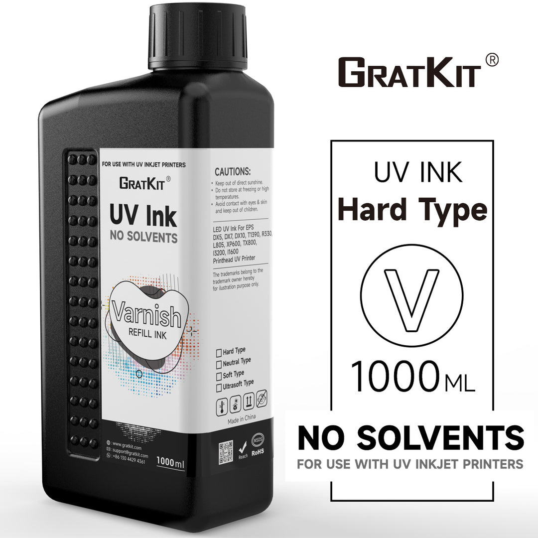 GratKit UV Ink For Flatbed Printer Head