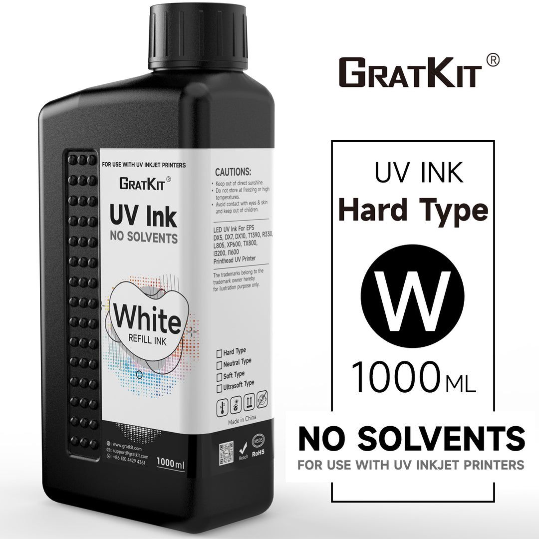GratKit UV Ink For Flatbed Printer Head