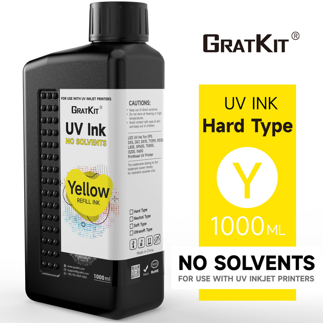 GratKit UV Ink For Flatbed Printer Head