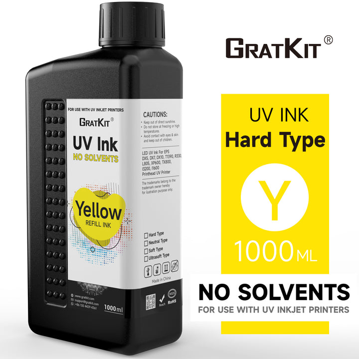 GratKit UV Ink For Flatbed Printer Head