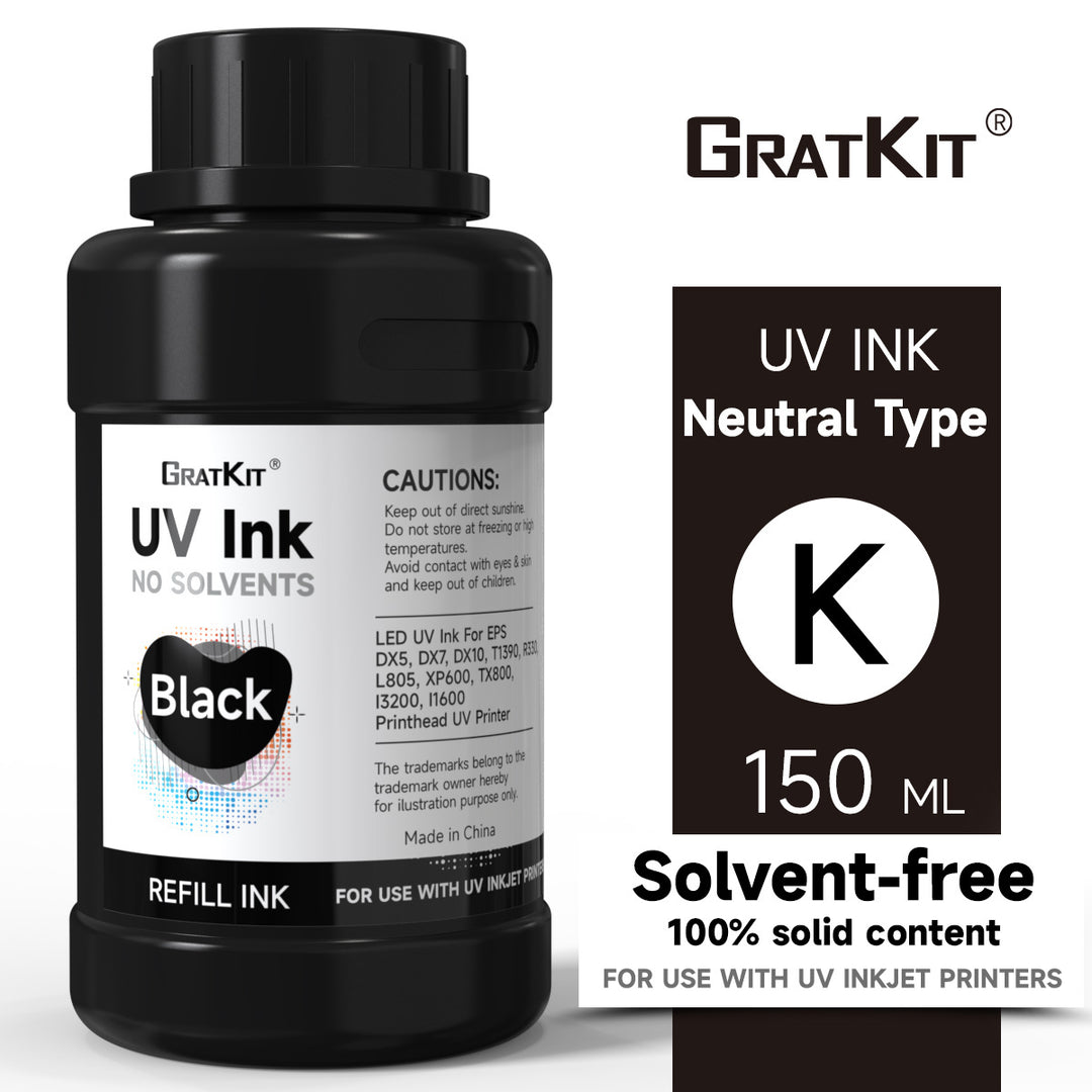 GratKit UV Ink For Flatbed Printer Head