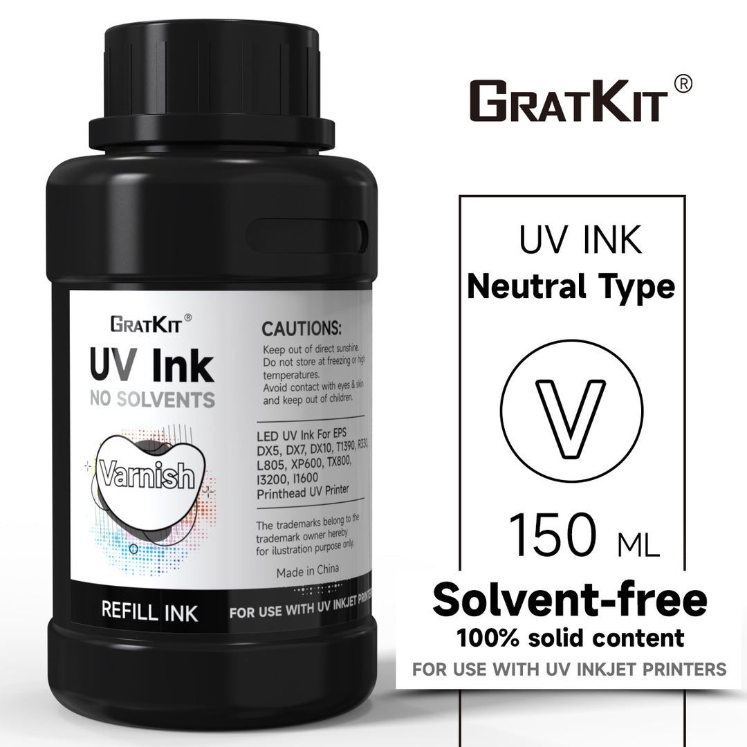 GratKit UV Ink For Flatbed Printer Head