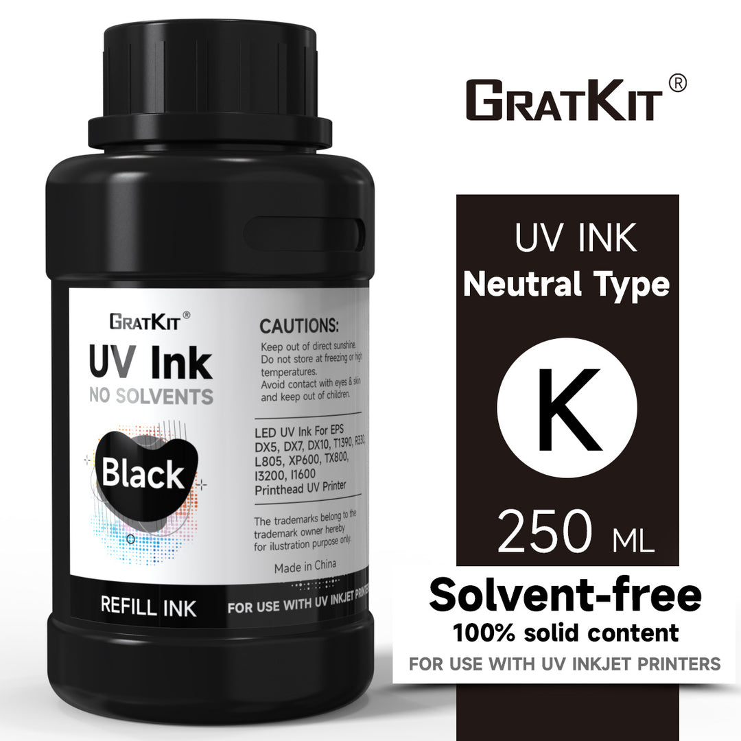 GratKit UV Ink For Flatbed Printer Head