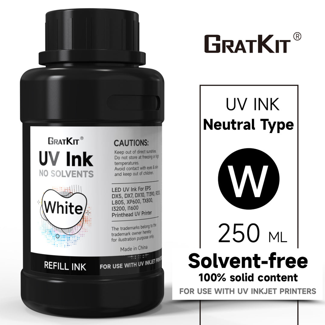 GratKit UV Ink For Flatbed Printer Head