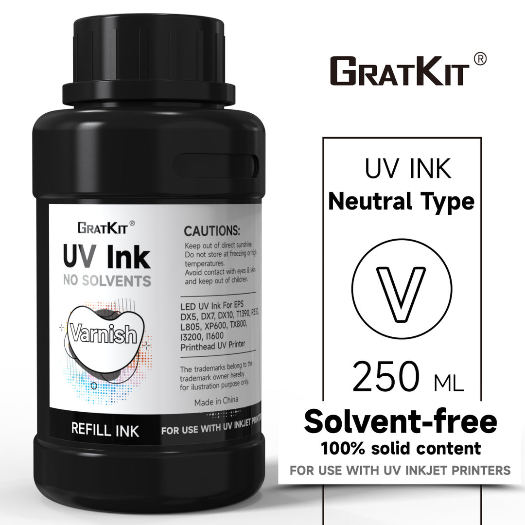 GratKit UV Ink For Flatbed Printer Head