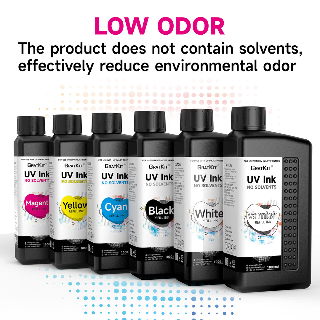 GratKit UV Ink For Flatbed Printer Head