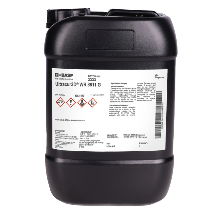 BASF FORWARD AM Ultracur3D Reative Urethane Photopolymer Water Washable Resin