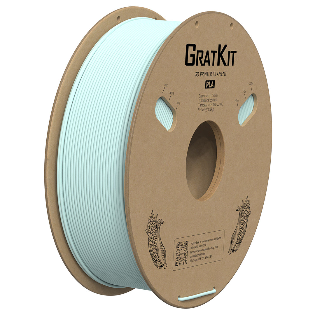 GratKit Matte PLA 3D Printing Filament 1.75mm 3D Printer Filament 1kg Macaron Rainbow Tricolor Color