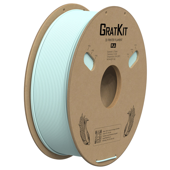 GratKit Matte PLA 3D Printing Filament 1.75mm 3D Printer Filament 1kg Macaron Rainbow Tricolor Color