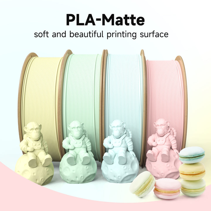 GratKit Matte PLA 3D Printing Filament 1.75mm 3D Printer Filament 1kg Macaron Rainbow Tricolor Color