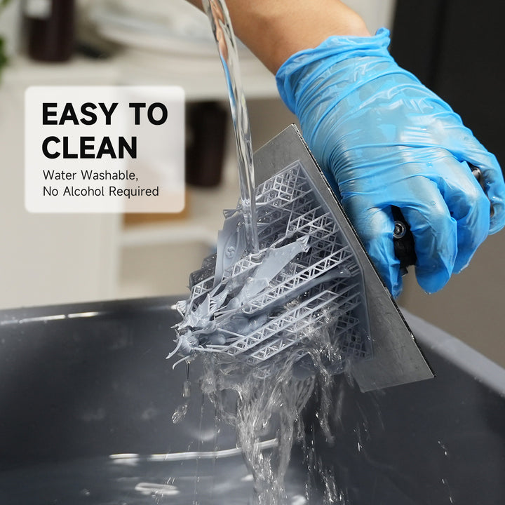 GratKit Water Washable 3D Printing Resin, Water Washable Photopolymer Resin