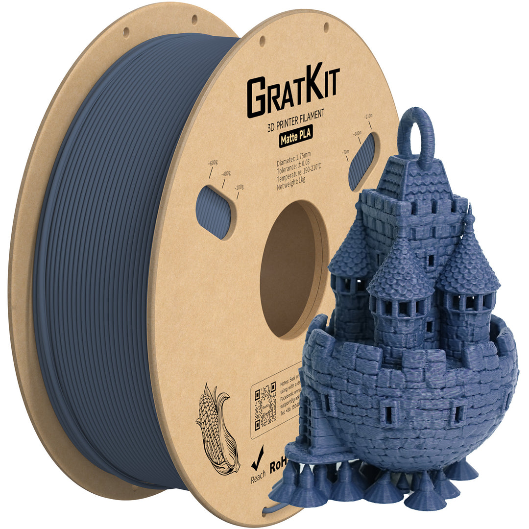 GratKit PLA 3D打印马卡龙哑光耗材 1.75mm 1KG