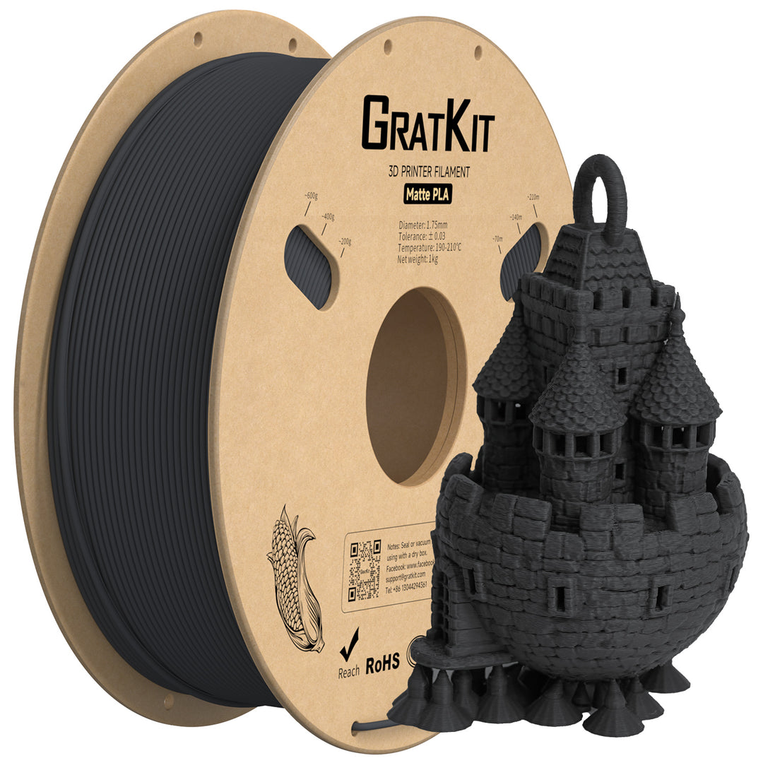 GratKit PLA 3D打印马卡龙哑光耗材 1.75mm 1KG