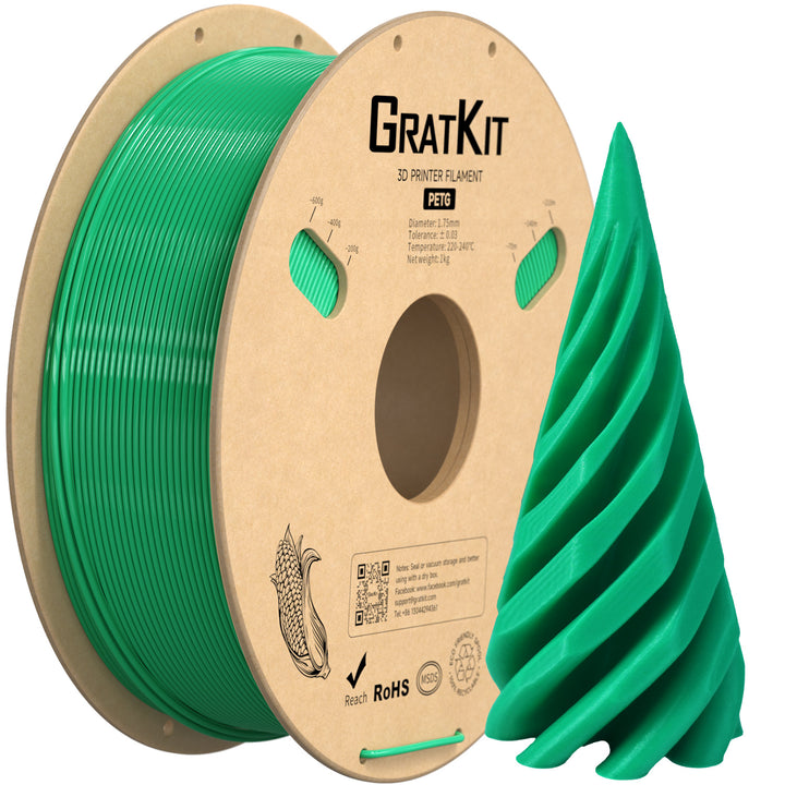 GratKit PETG 3D Printing Filament 1.75mm Basic PETG