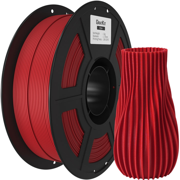 GratKit PLA Plus (PLA+) 3D Printing Filament 1KG in  Basic Colors