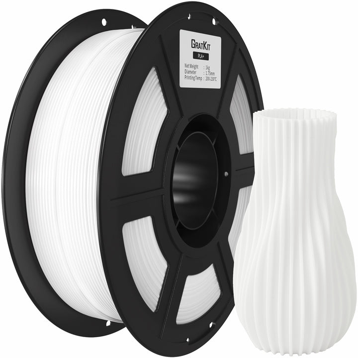 GratKit PLA Plus (PLA+) 3D Printing Filament 1KG in  Basic Colors
