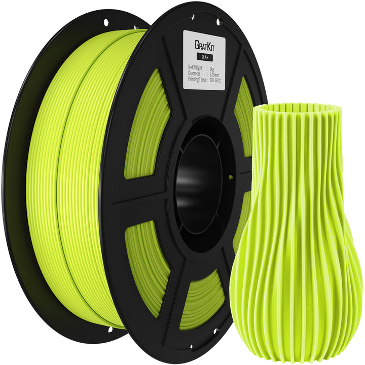 GratKit PLA Plus (PLA+) 3D Printing Filament 1KG in  Basic Colors