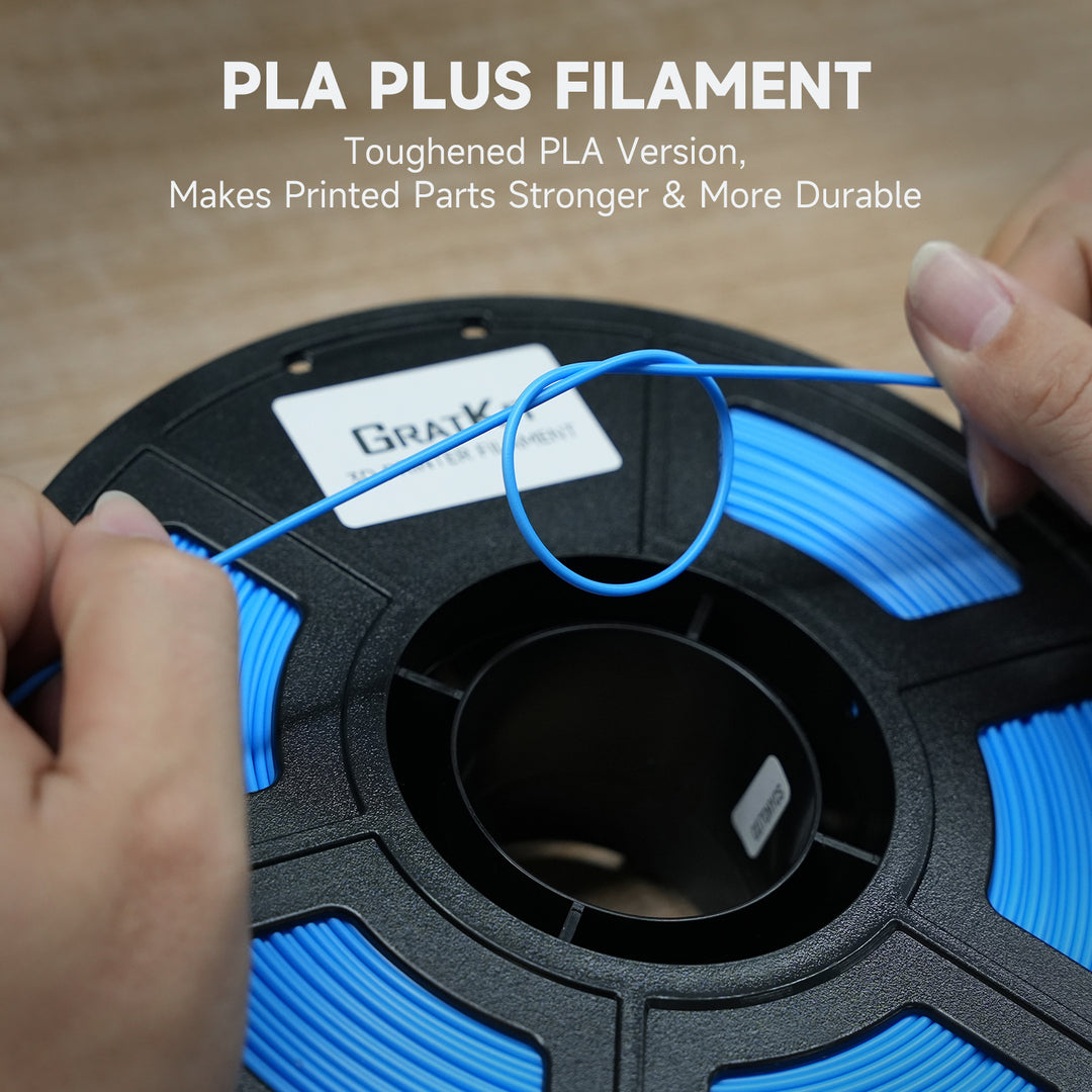 GratKit PLA Plus (PLA+) 3D Printing Filament 1KG in  Basic Colors