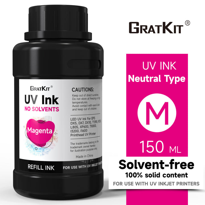 GratKit UV Ink For Flatbed Printer Head
