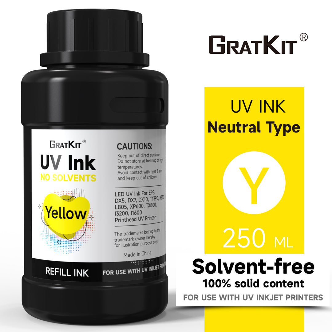 GratKit UV Ink For Flatbed Printer Head
